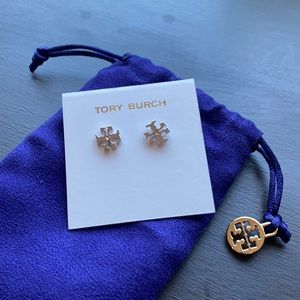 Tory Burch logo studs.
